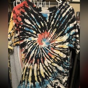 Travis Scott-Highest In The Room-Tie Dye Cactus Jack T-Shirt (Size: XL)